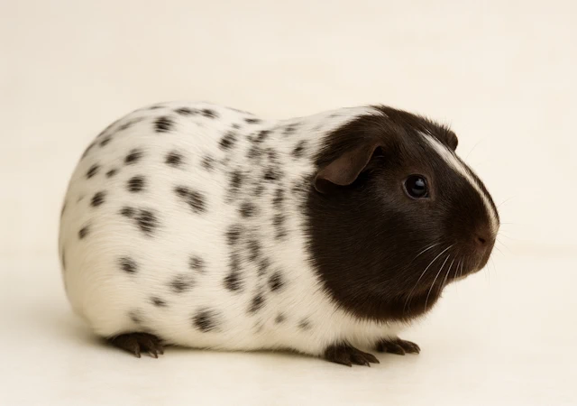 Meerschweinchen mit Dalmatinerzeichnung Ki generiert