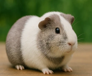Meerschweinchen in Magpie-Coffee Zeichnung