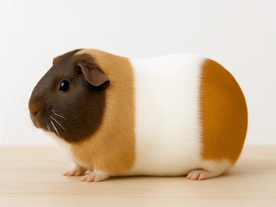 Meerschweinchen in Quadrofoglio-schokolade